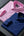 Men's Formal Regular Fit Cotton Full Sleeve Shirt - Light Pink & Navy Blue Combo